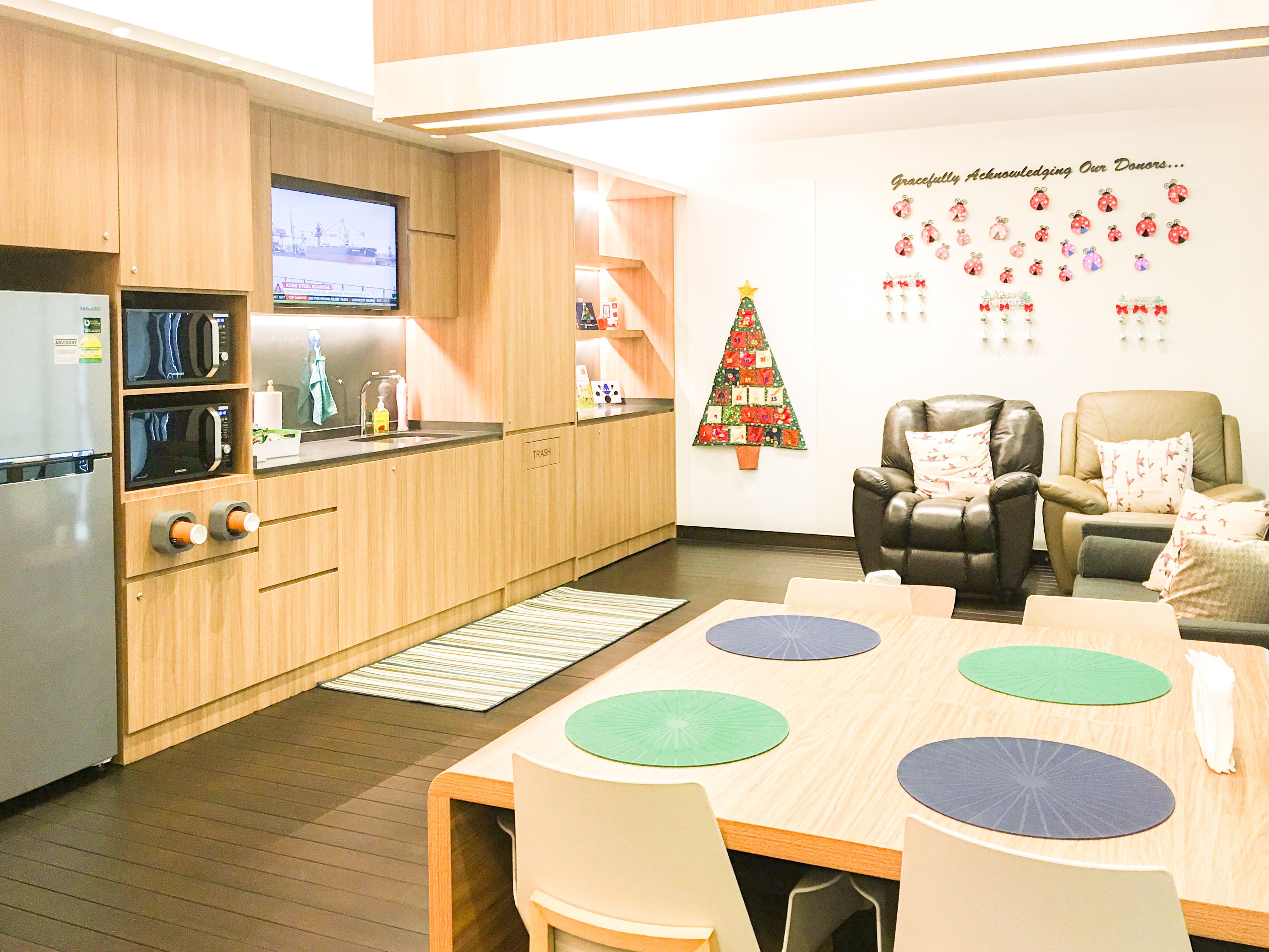 Ronald McDonald House Family Room at IMH